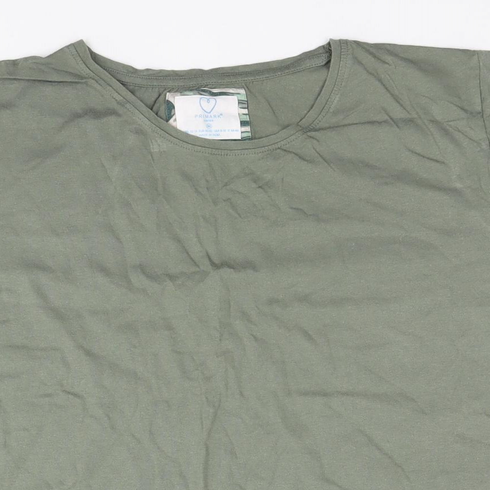 Primark Womens Green   Basic T-Shirt Size 12