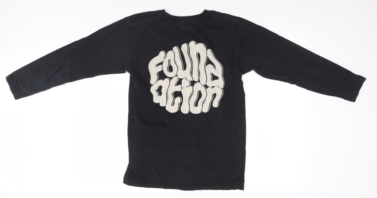 Fruit of the Loom Mens Black    T-Shirt Size S