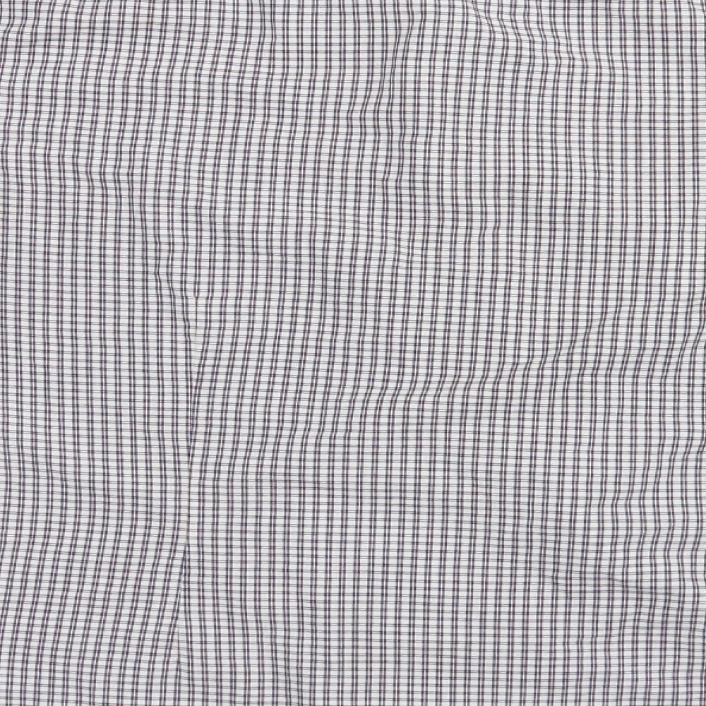 George Womens Blue Plaid  Basic Button-Up Size 16