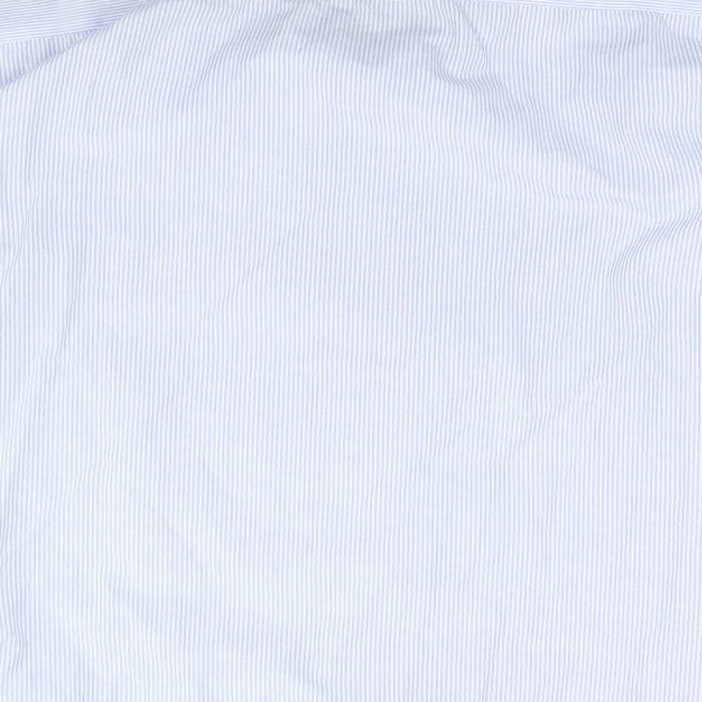 Tommy Hilfiger Mens Blue Striped   Button-Up Size XL