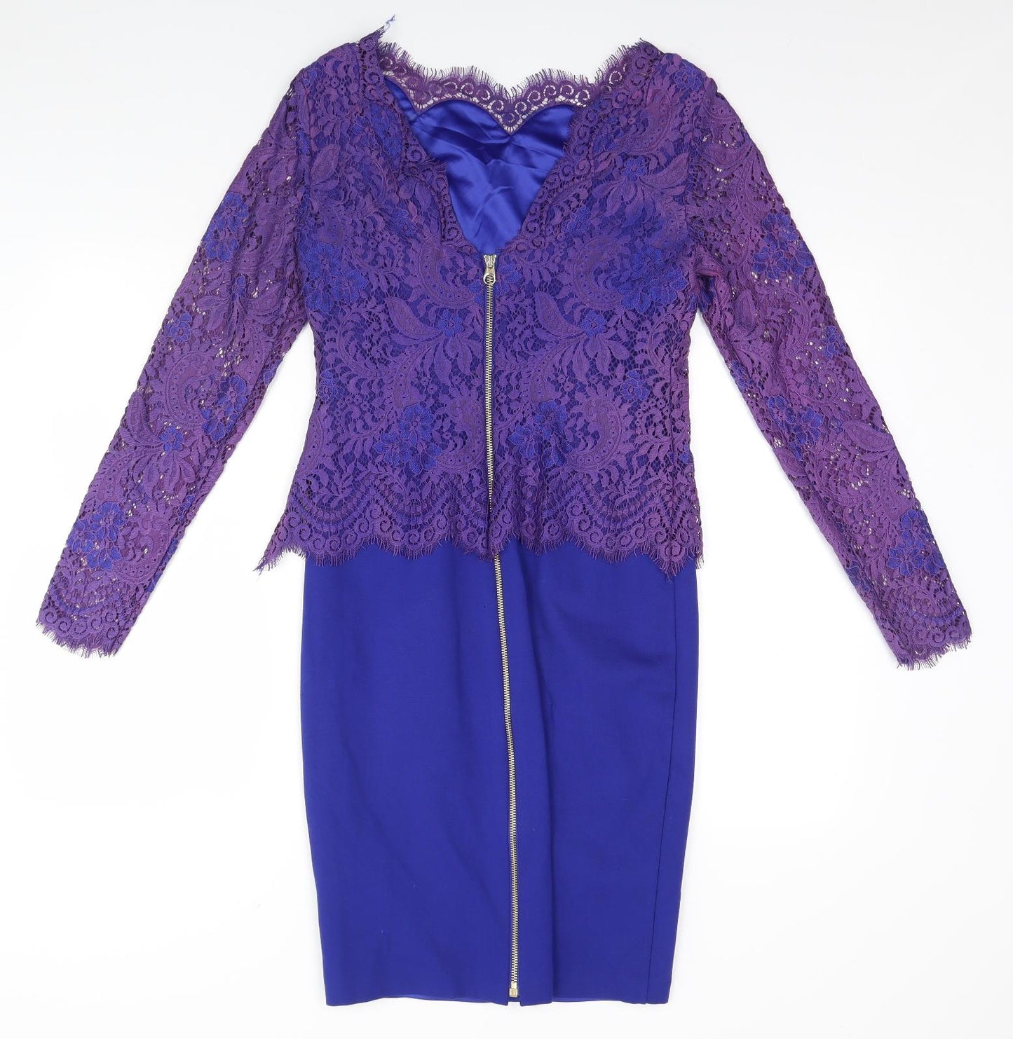 Ted Baker Womens Blue   Pencil Dress  Size 2