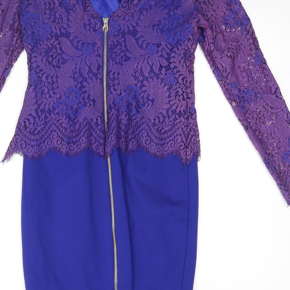 Ted Baker Womens Blue   Pencil Dress  Size 2