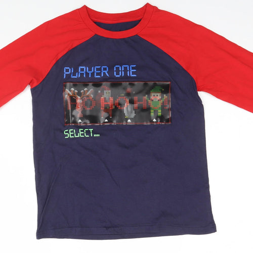 ST BENARD Boys Blue   Pullover Jumper   - Christmas, Video Game