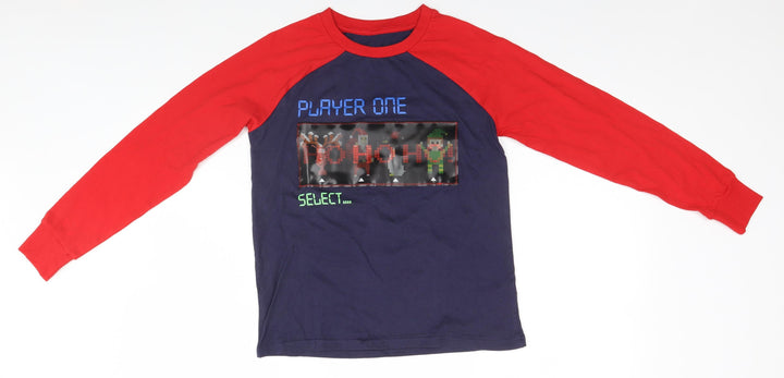 ST BENARD Boys Blue   Pullover Jumper   - Christmas, Video Game