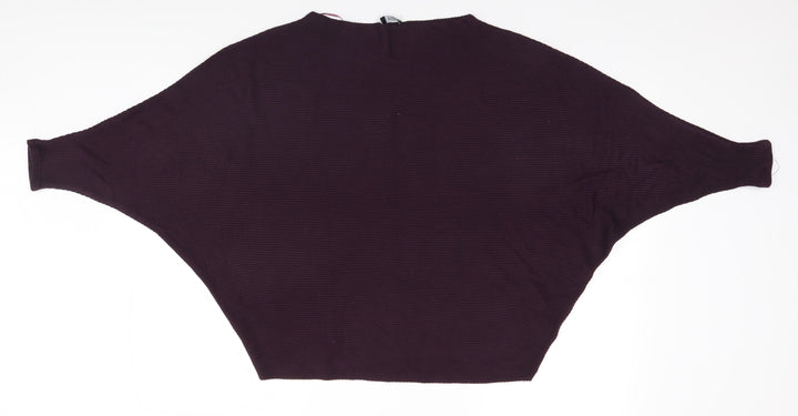 F&F Womens Red Pullover Jumper Size 12