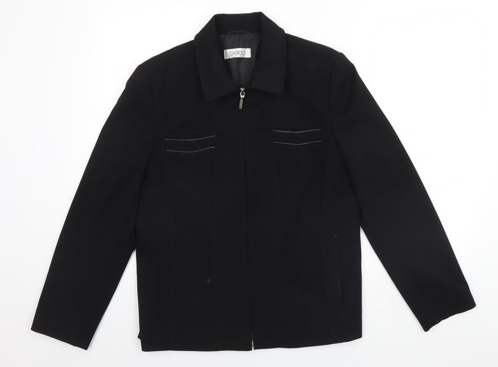 Gelco Womens Black   Jacket  Size 12