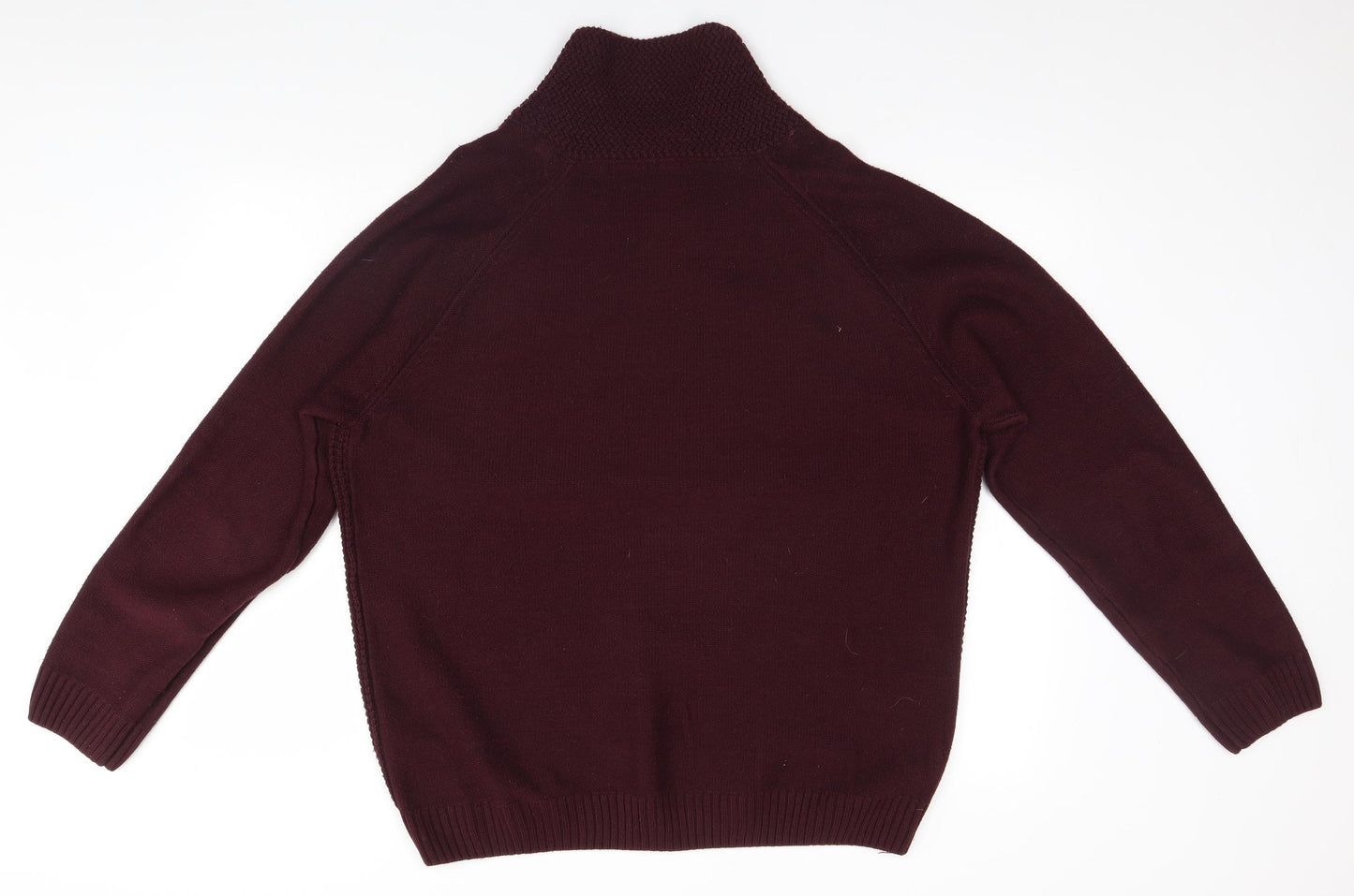 F&F Mens Red   Pullover Jumper Size XL