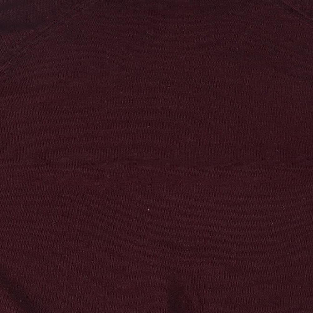 F&F Mens Red   Pullover Jumper Size XL
