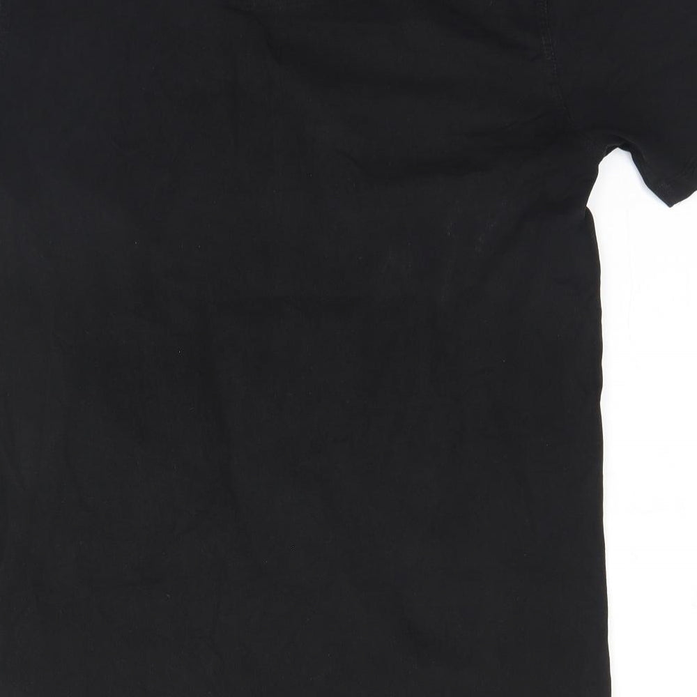 Supply & Demand Co. Mens Black    T-Shirt Size M