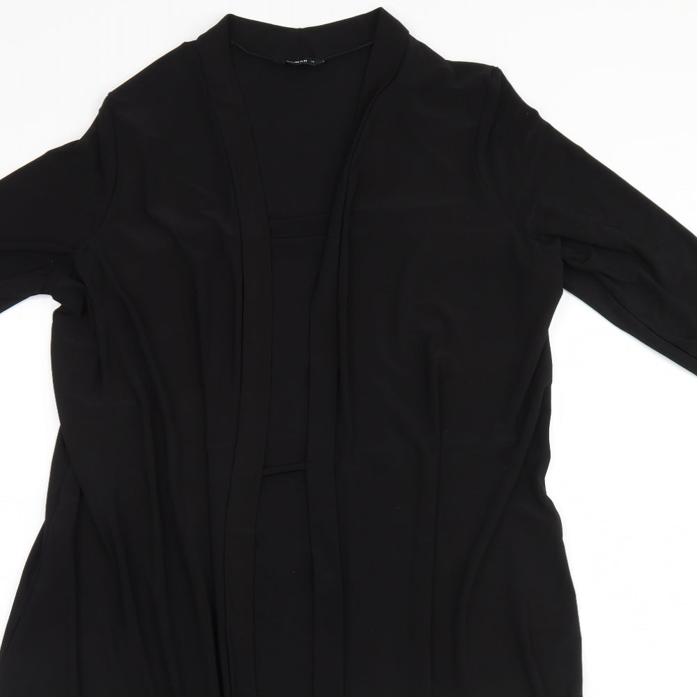 Roman Womens Black   Cardigan Jumper Size 14