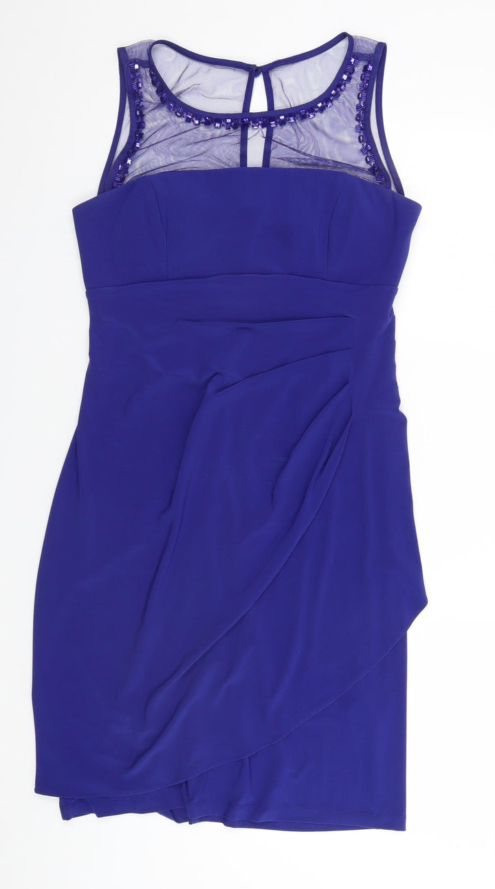 Scarlett Womens Blue   Pencil Dress  Size 10