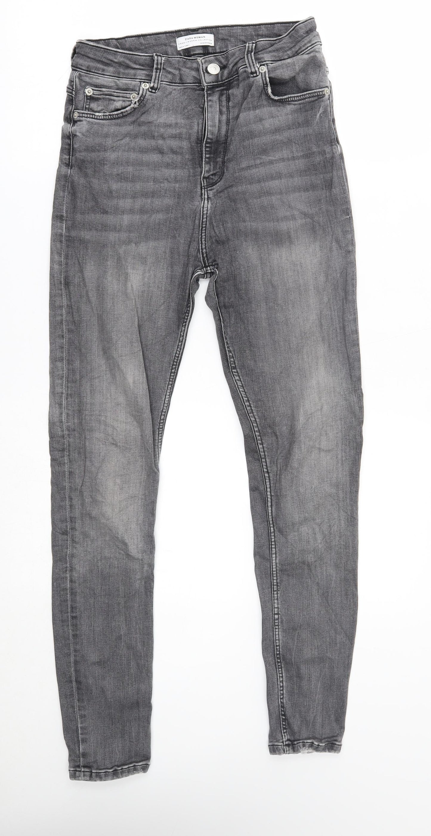 Zara Womens Grey   Skinny Jeans Size 26 in L27 in