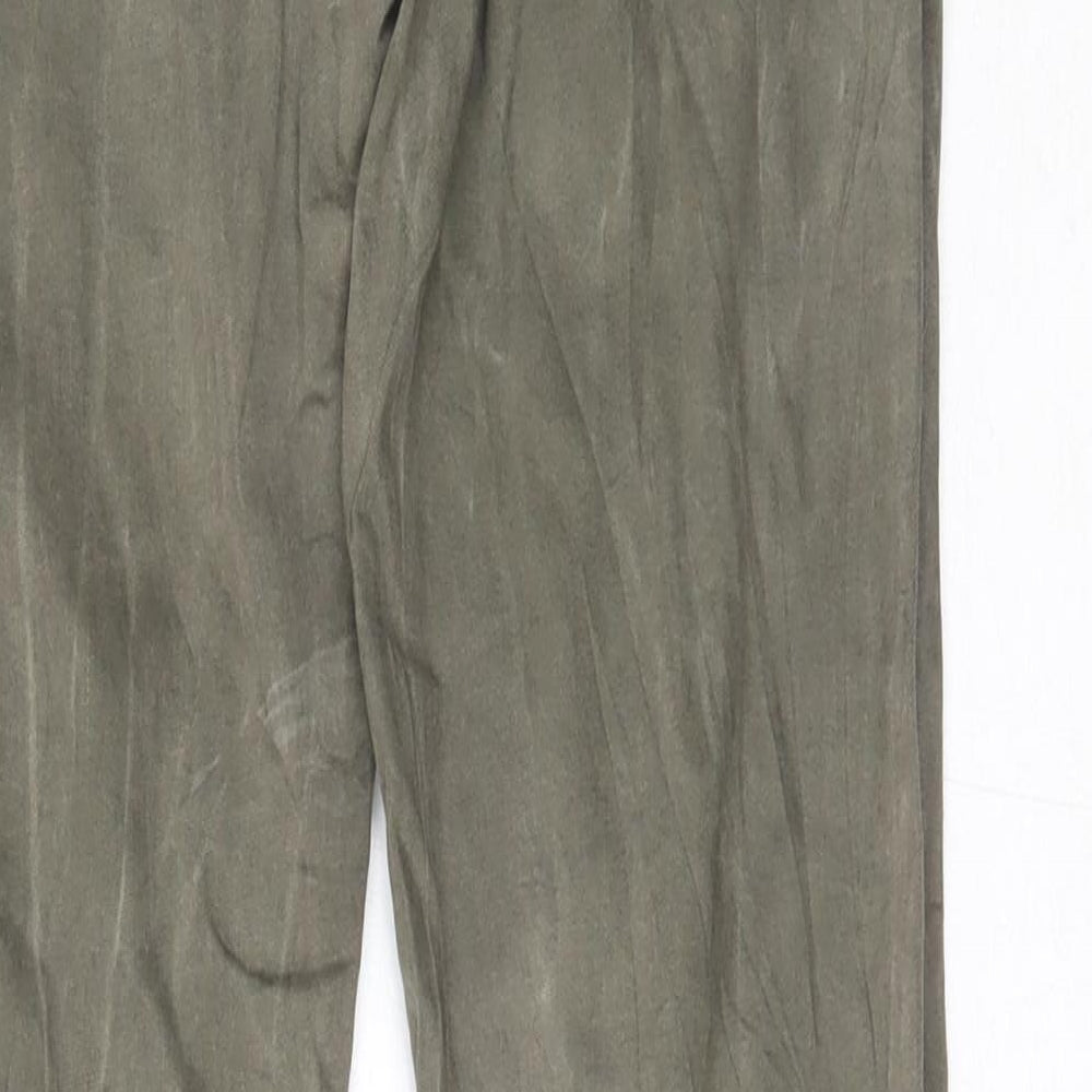 sinsay Womens Green   Skinny Jeans Size M L27 in - elastic cuffs