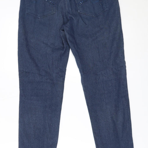 Sugar crips Womens Blue   Straight Jeans Size 10 L27 in - gems