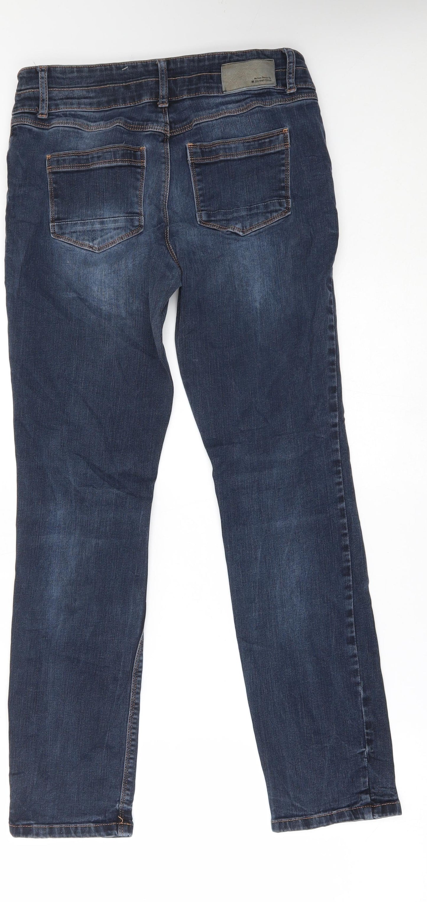 Street One Womens Blue   Straight Jeans Size 27 in L28 in