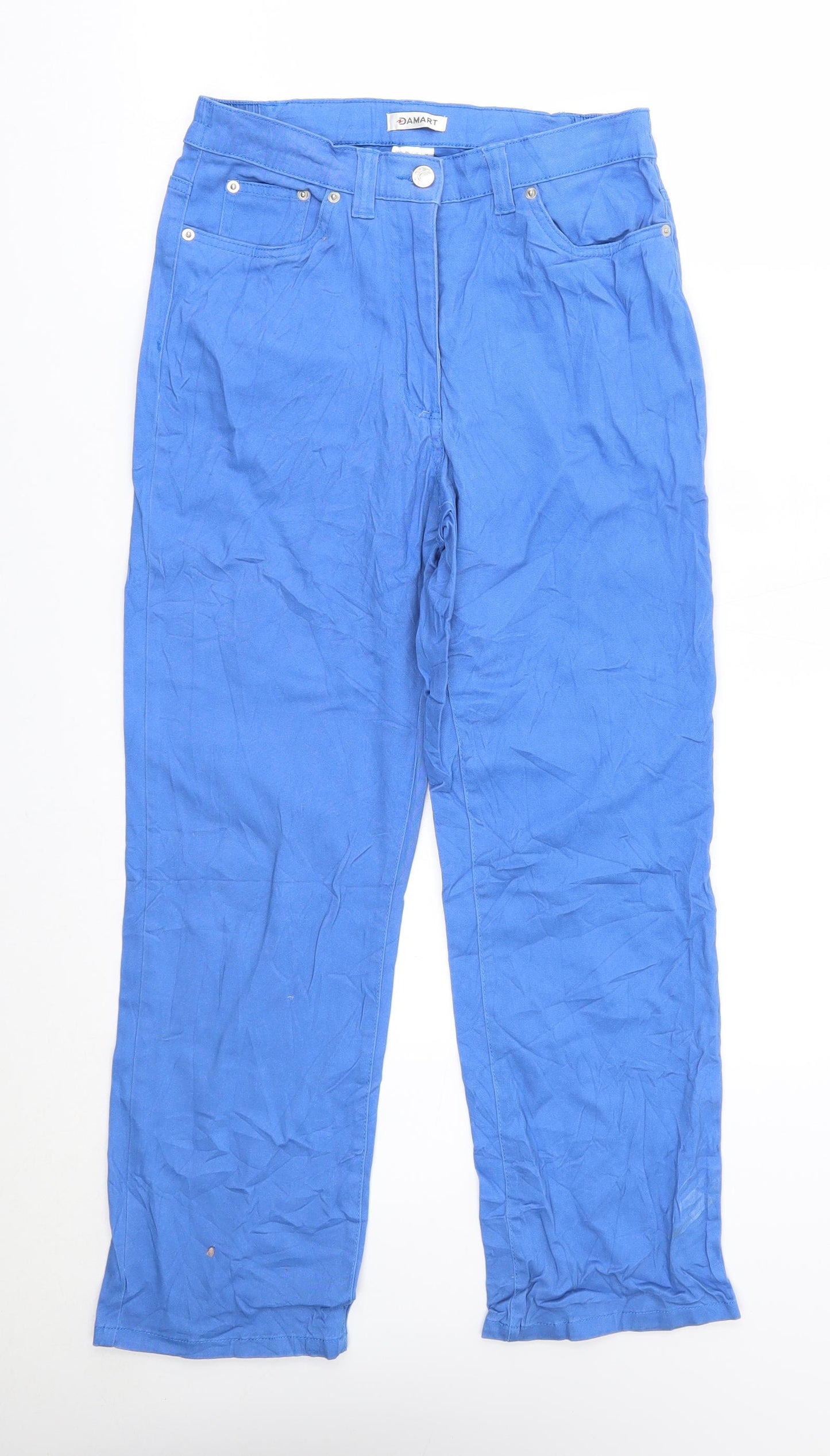 Damart Womens Blue   Straight Jeans Size 8 L26 in