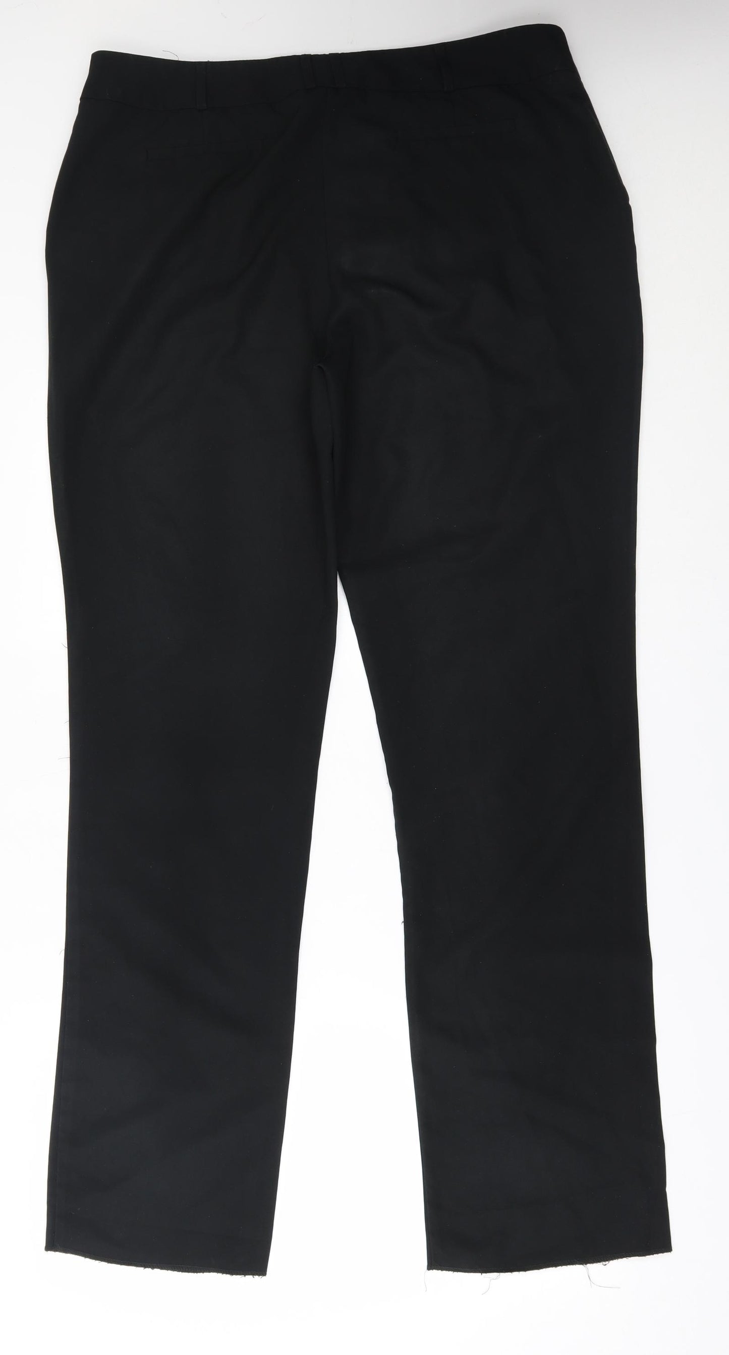South Womens Black   Trousers  Size 18 L33 in - long leg