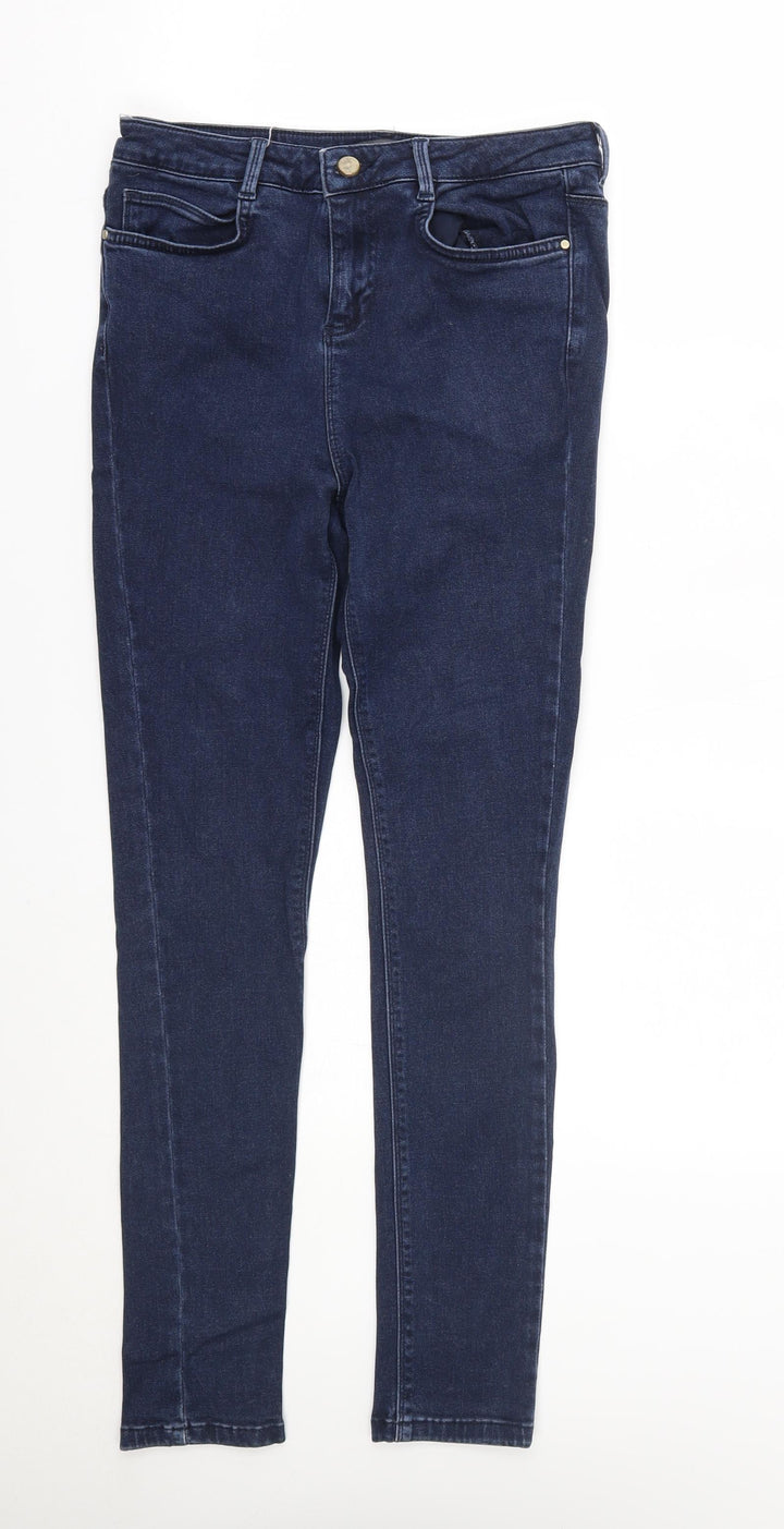 Pied A Terre Womens Blue Skinny Jeans Size 8 L27 in