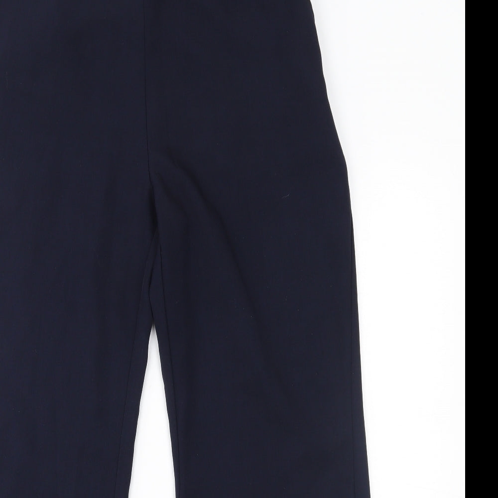 tesco Womens Blue   Trousers  Size 14 L27 in - short leg