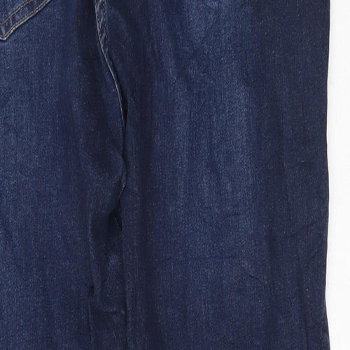M&Co Womens Blue   Straight Jeans Size 14 L23 in