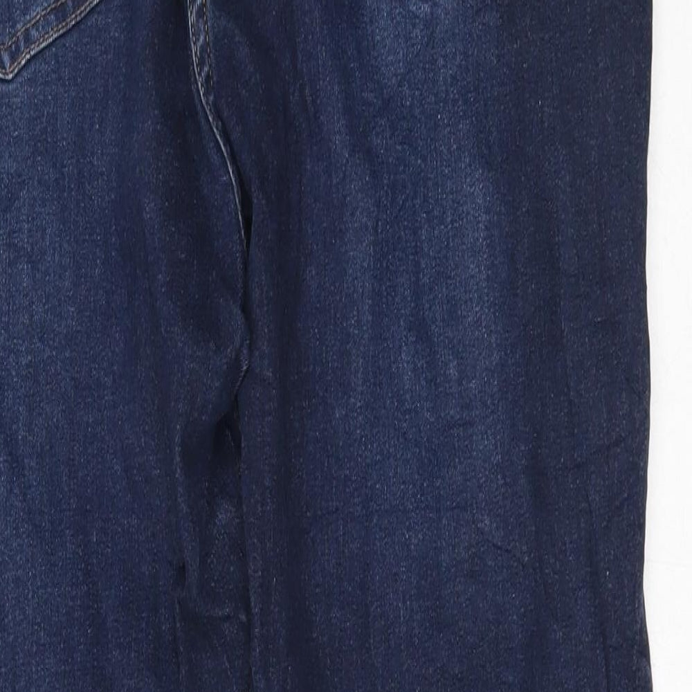 M&Co Womens Blue   Straight Jeans Size 14 L23 in