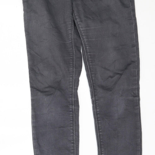 Bershka Womens Grey   Skinny Jeans Size 6 L28 in - push up