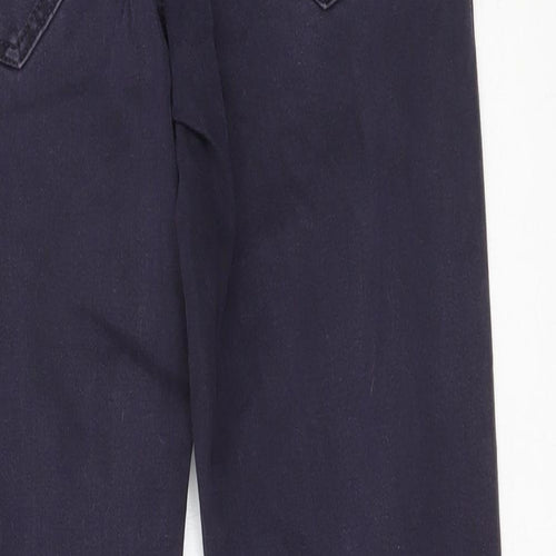 H&M Womens Purple   Straight Jeans Size 10 L25 in