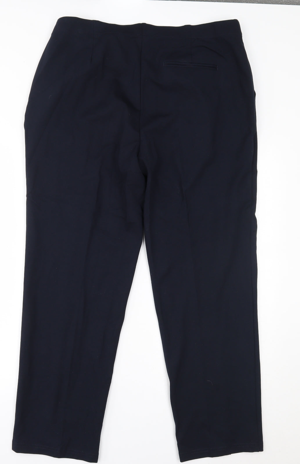 M&S Womens Blue   Trousers  Size 18 L28 in