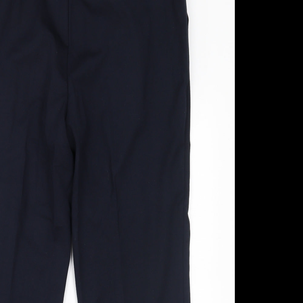 M&S Womens Blue   Trousers  Size 18 L28 in