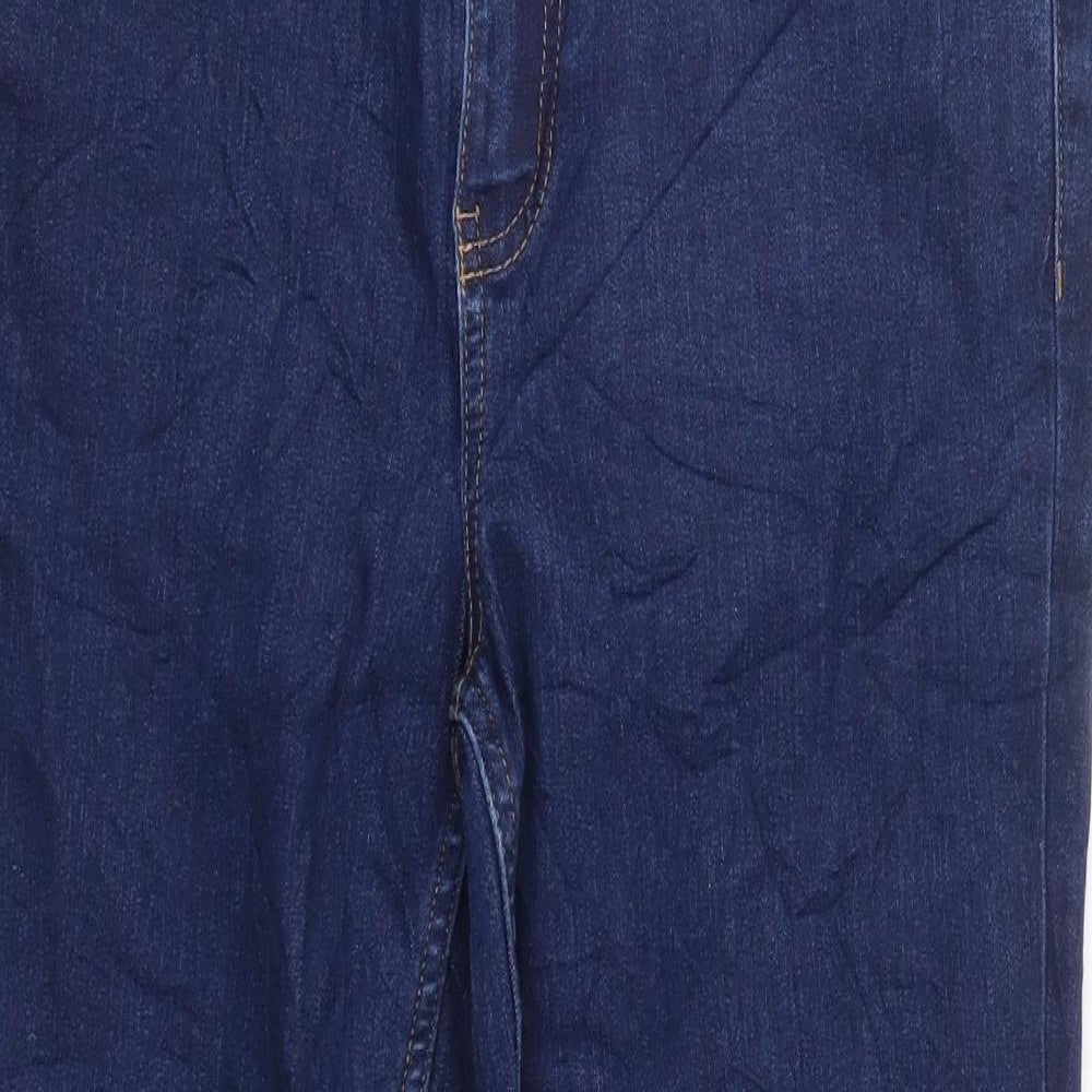 M&S Womens Blue   Bootcut Jeans Size 14 L28 in