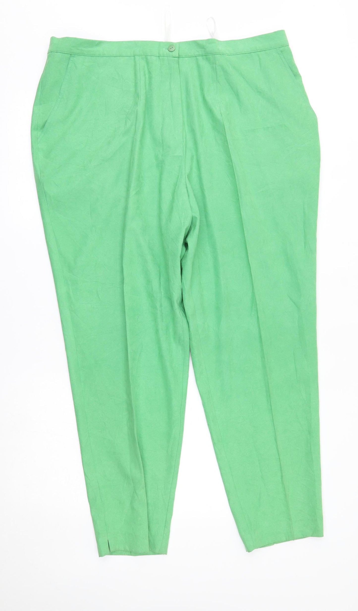 frankenwalder Womens Green   Trousers  Size 22 L28 in
