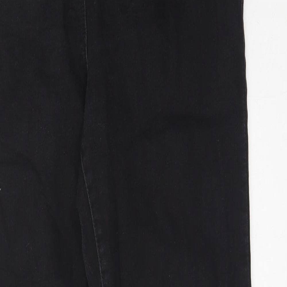 Studio Womens Black   Bootcut Jeans Size 12 L28 in