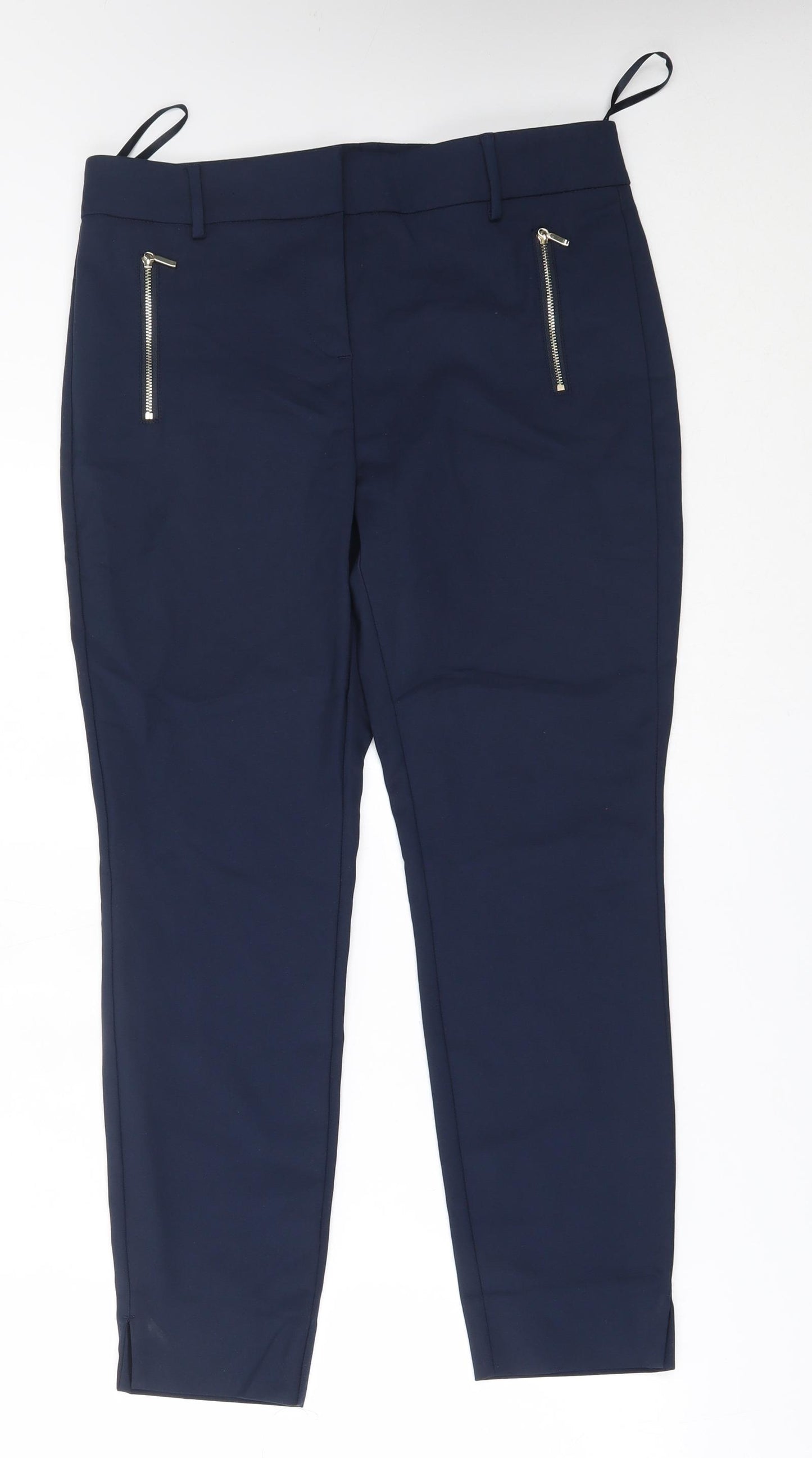 NEXT Womens Blue   Trousers  Size 12 L24 in