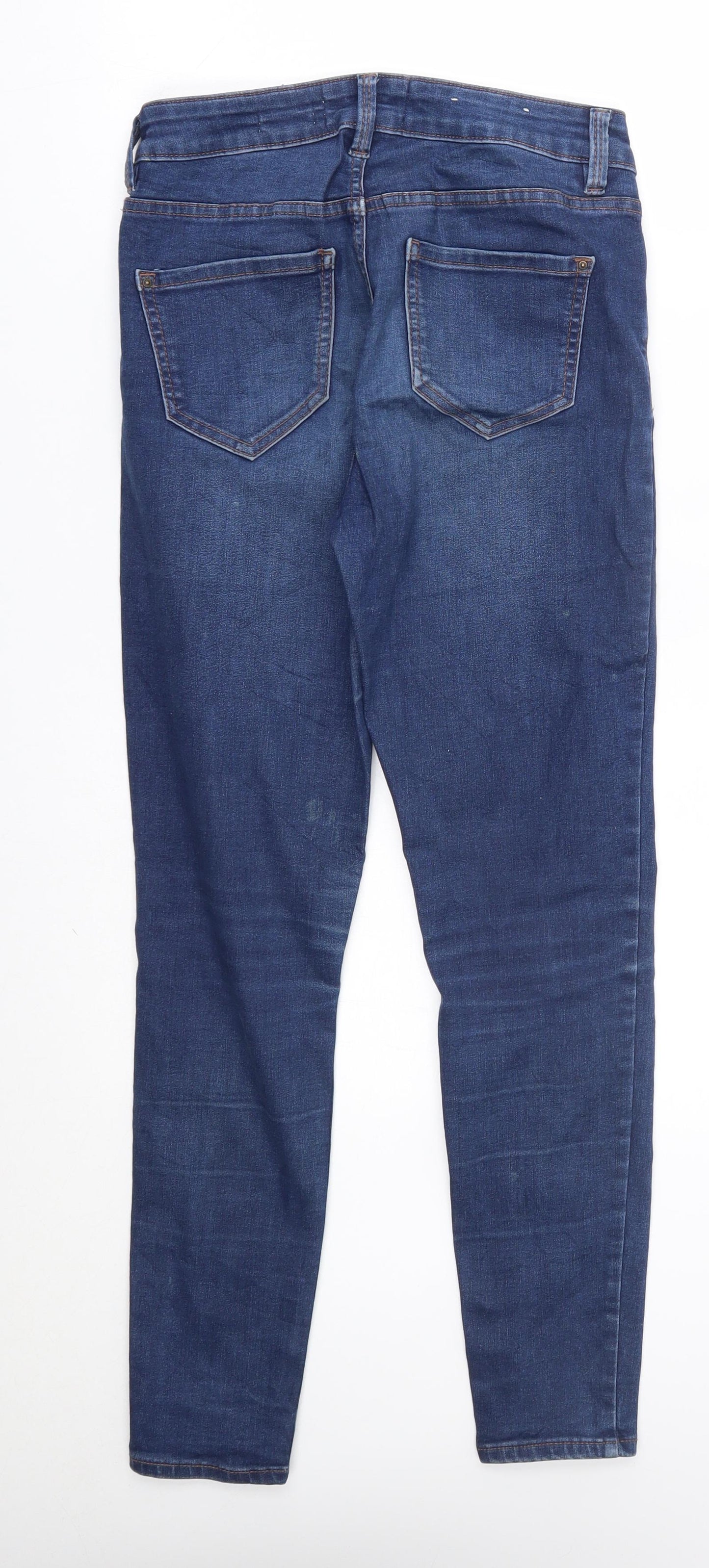 New Look Womens Blue   Skinny Jeans Size 8 L27 in - super skinny