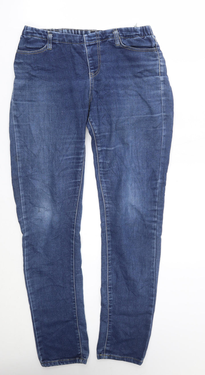 Preworn Womens Blue   Straight Jeans Size 14 L30 in