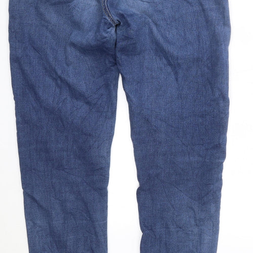 Preworn Womens Blue   Straight Jeans Size 14 L30 in