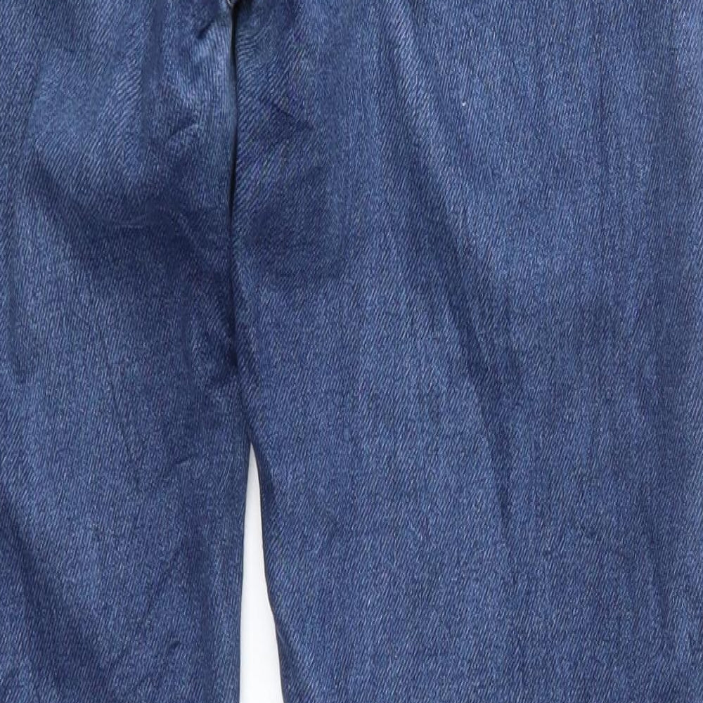Preworn Womens Blue   Straight Jeans Size 14 L30 in