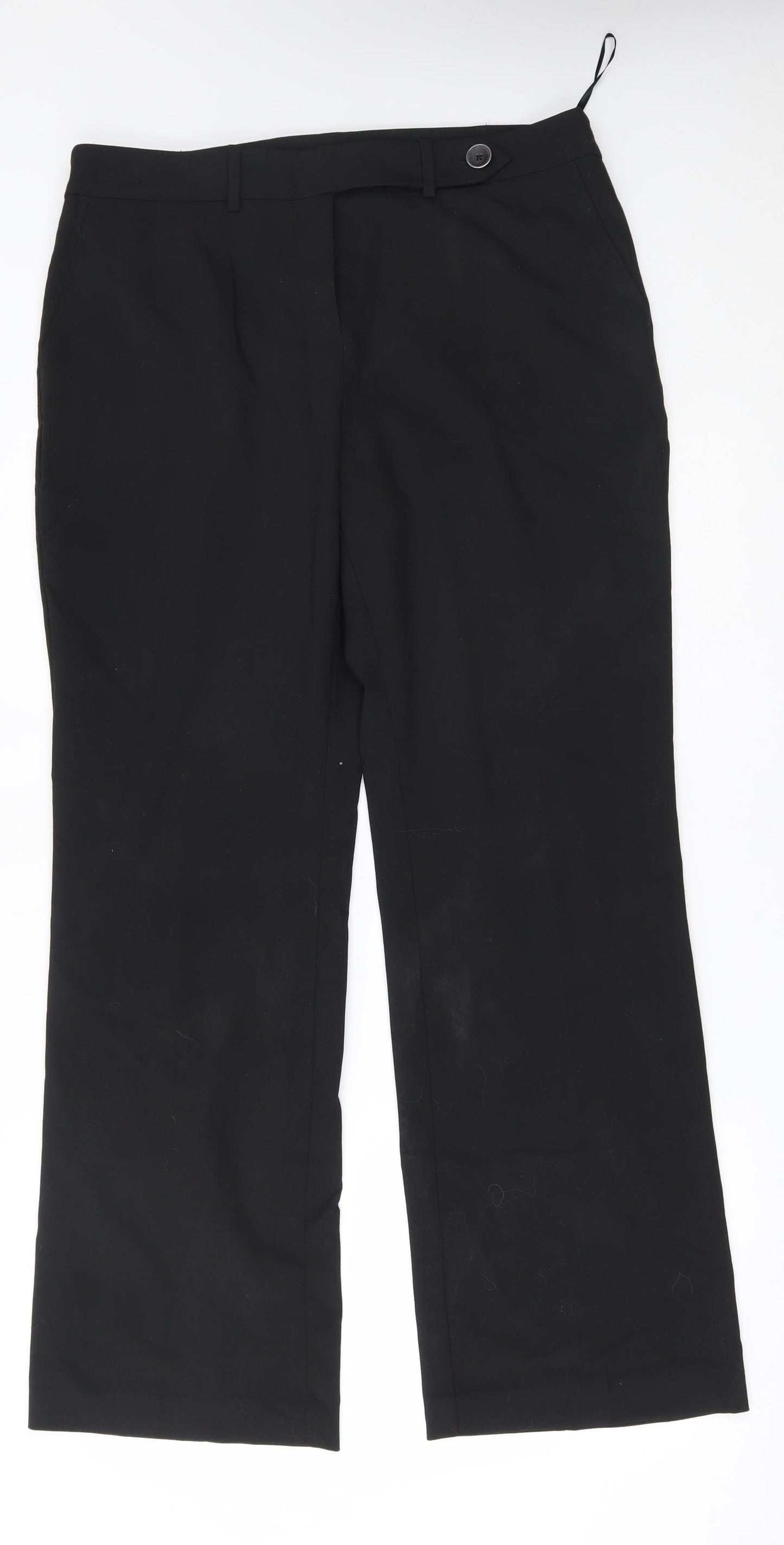 NEXT Womens Black   Trousers  Size 14 L30 in