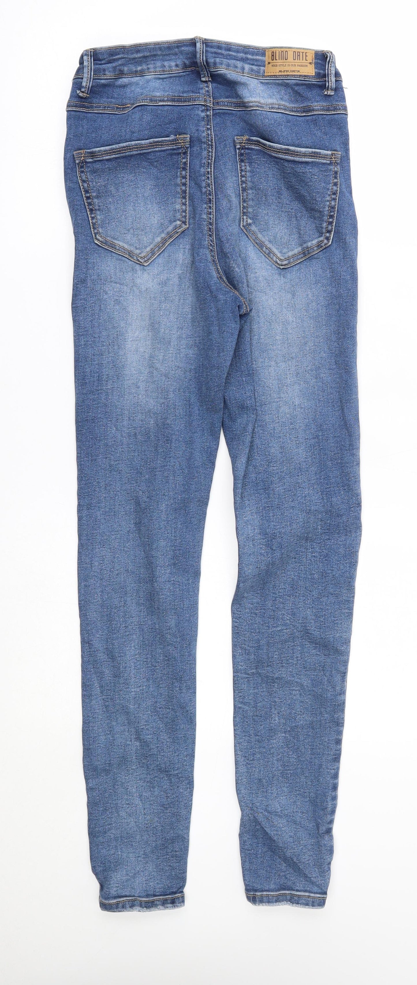 Blind date Womens Blue   Skinny Jeans Size 27 in L29 in