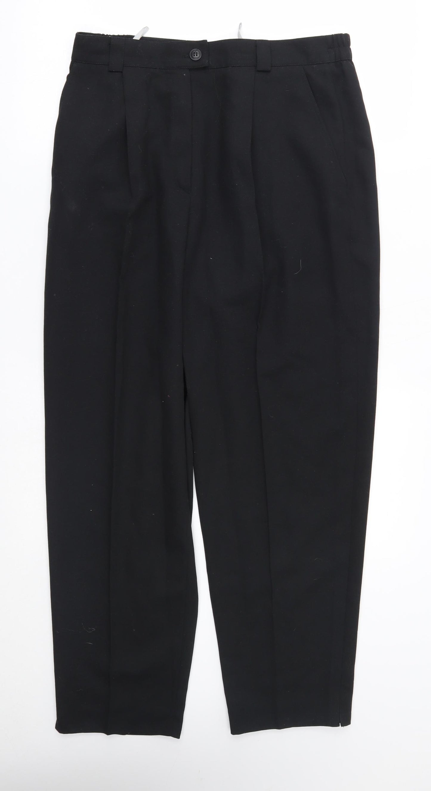 trevira Womens Black   Trousers  Size 16 L27 in