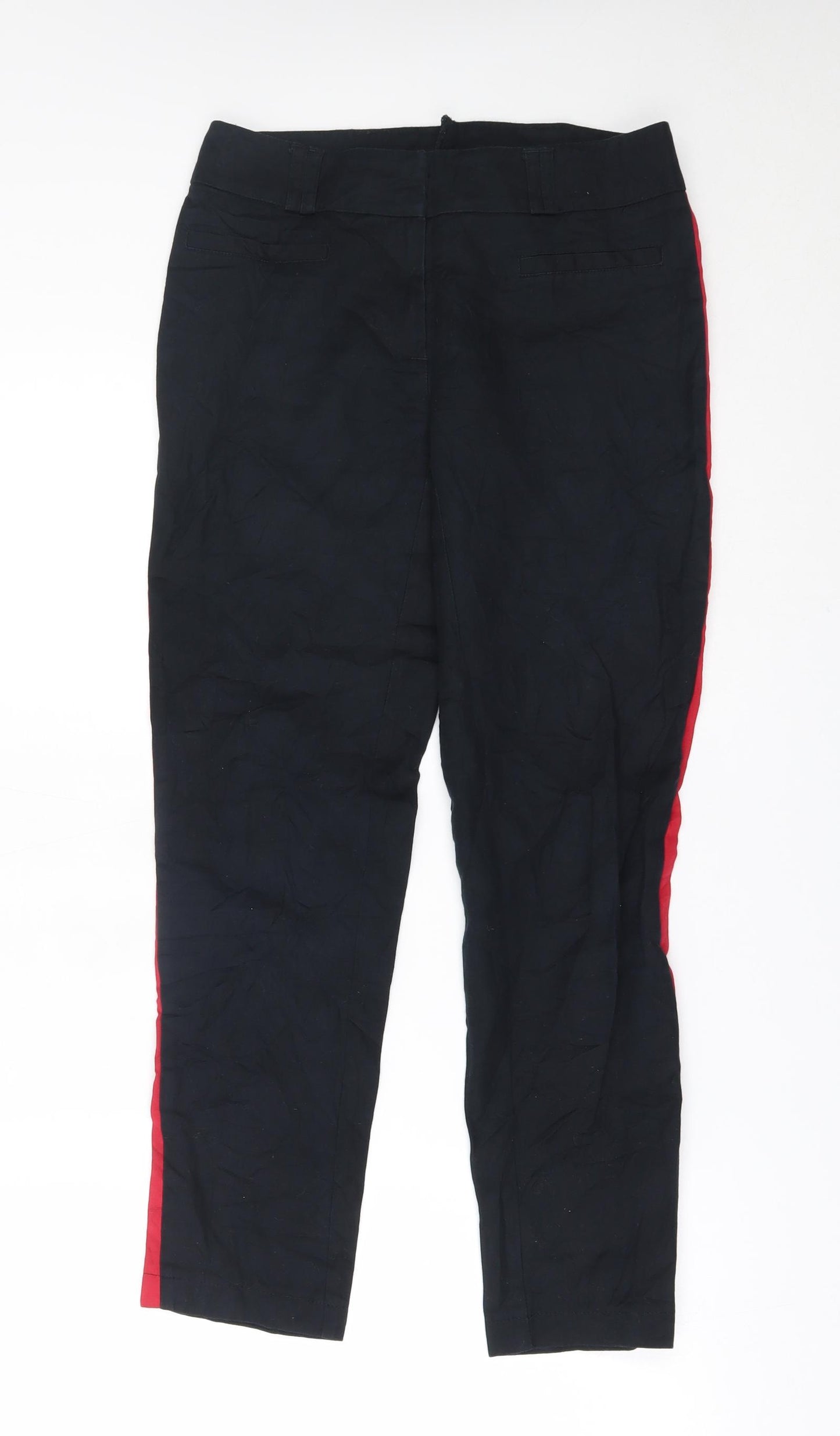 Preworn Womens Black   Trousers  Size 28 L25 in