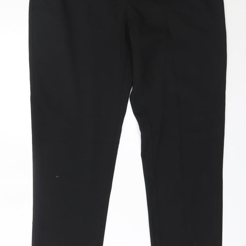 NEXT Womens Black   Trousers  Size 12 L28 in