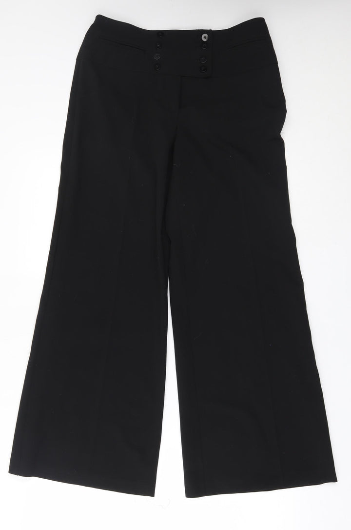 Dorothy Perkins Womens Black   Bloomer Trousers Size 10 L28 in -