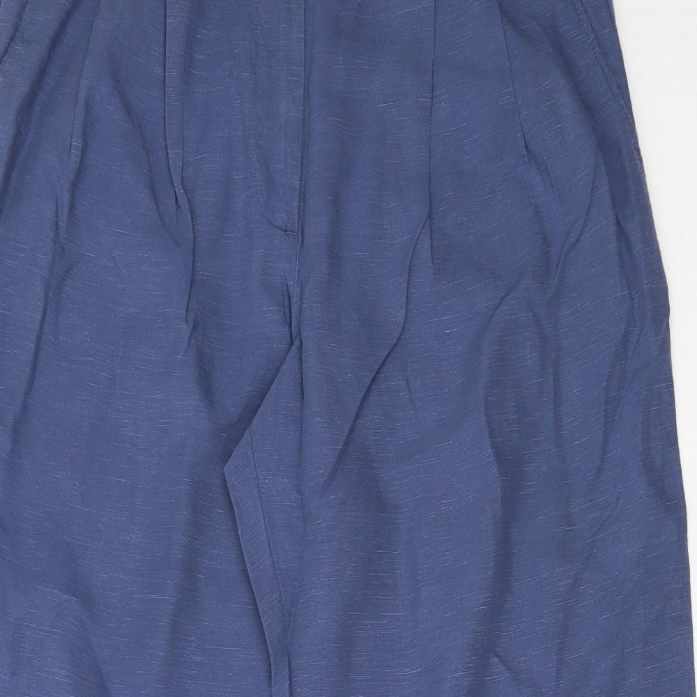 M&S Womens Blue   Trousers  Size 12 L27 in