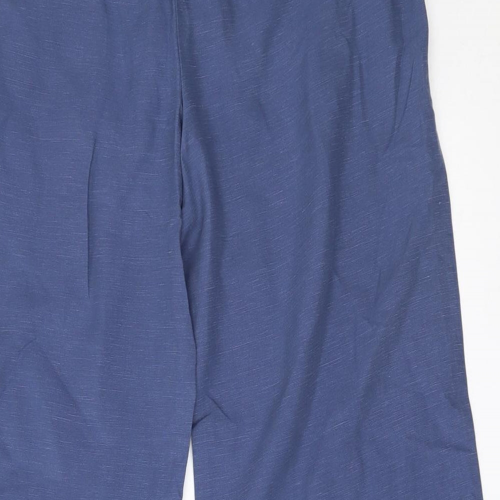 M&S Womens Blue   Trousers  Size 12 L27 in