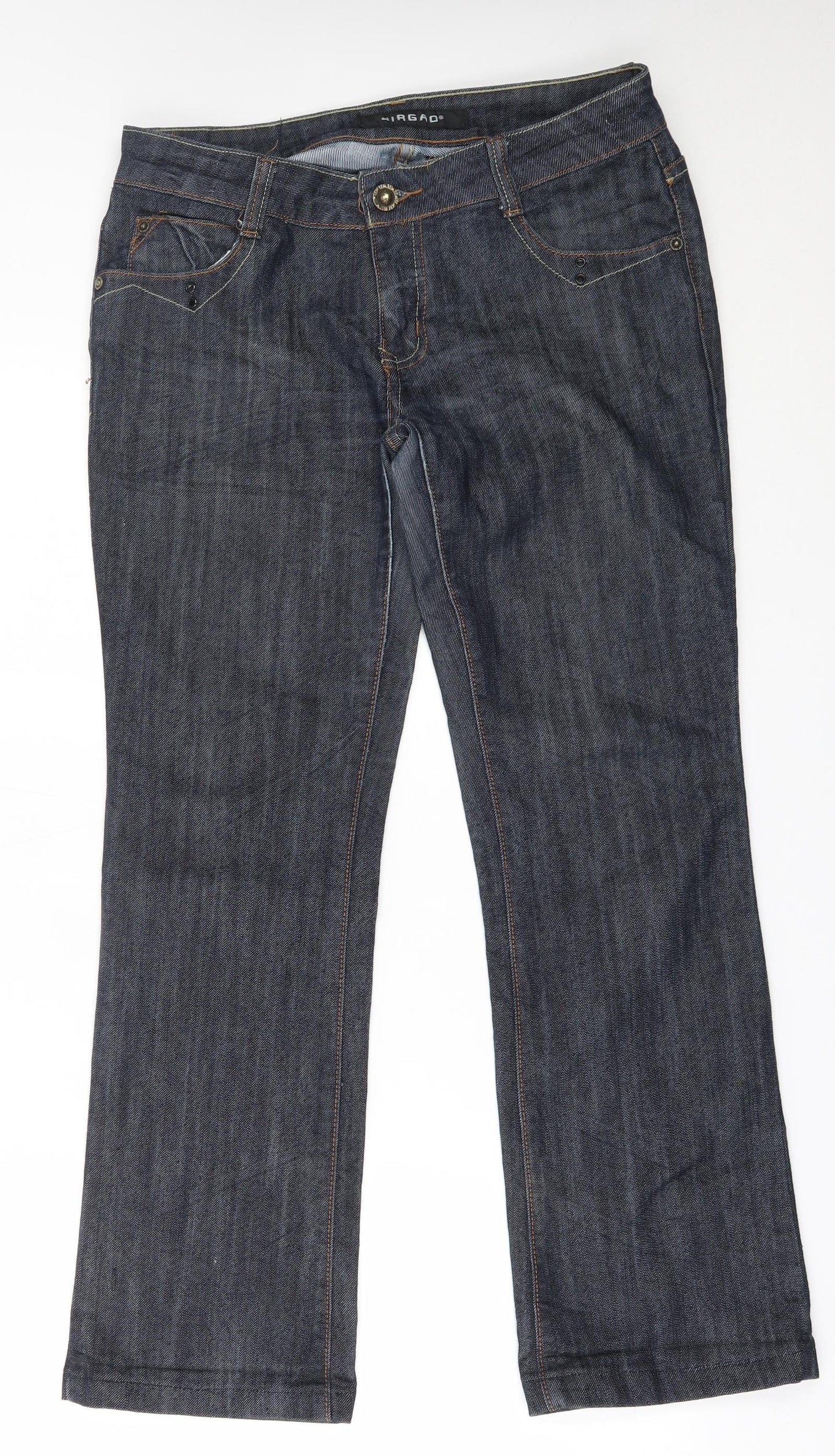 jirgao Womens Blue   Bootcut Jeans Size 30 L28 in