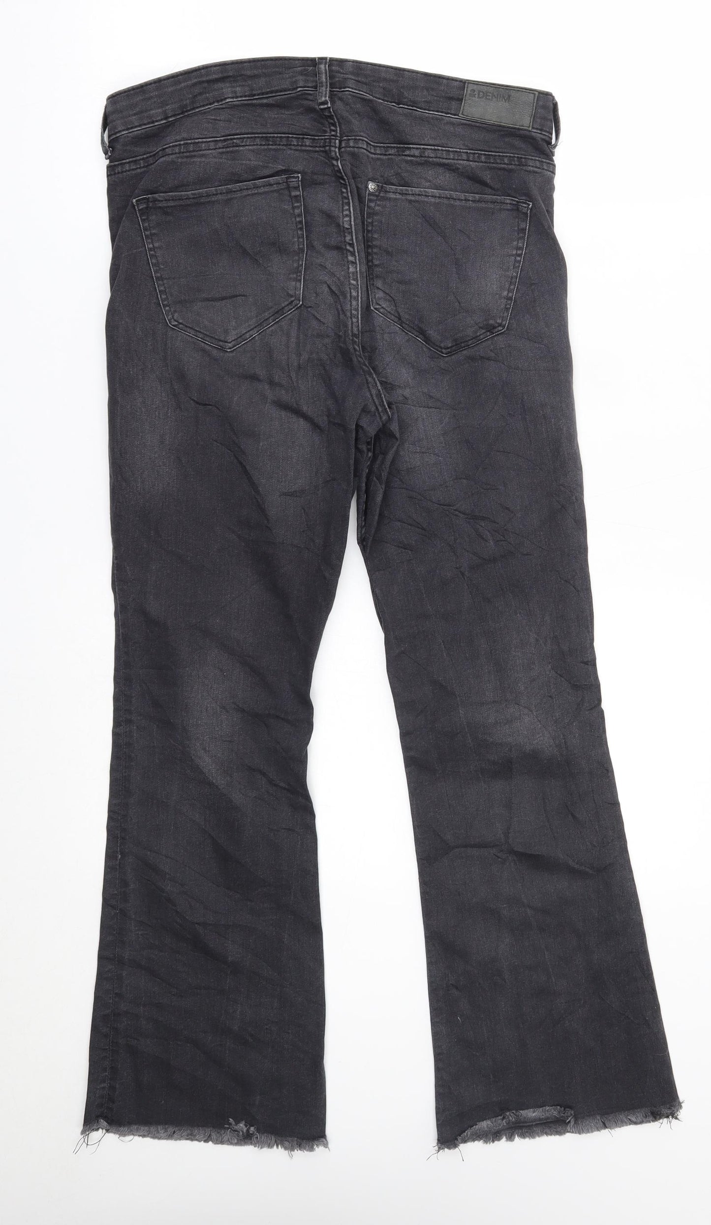 H&M Womens Black   Flared Jeans Size 29 L26 in