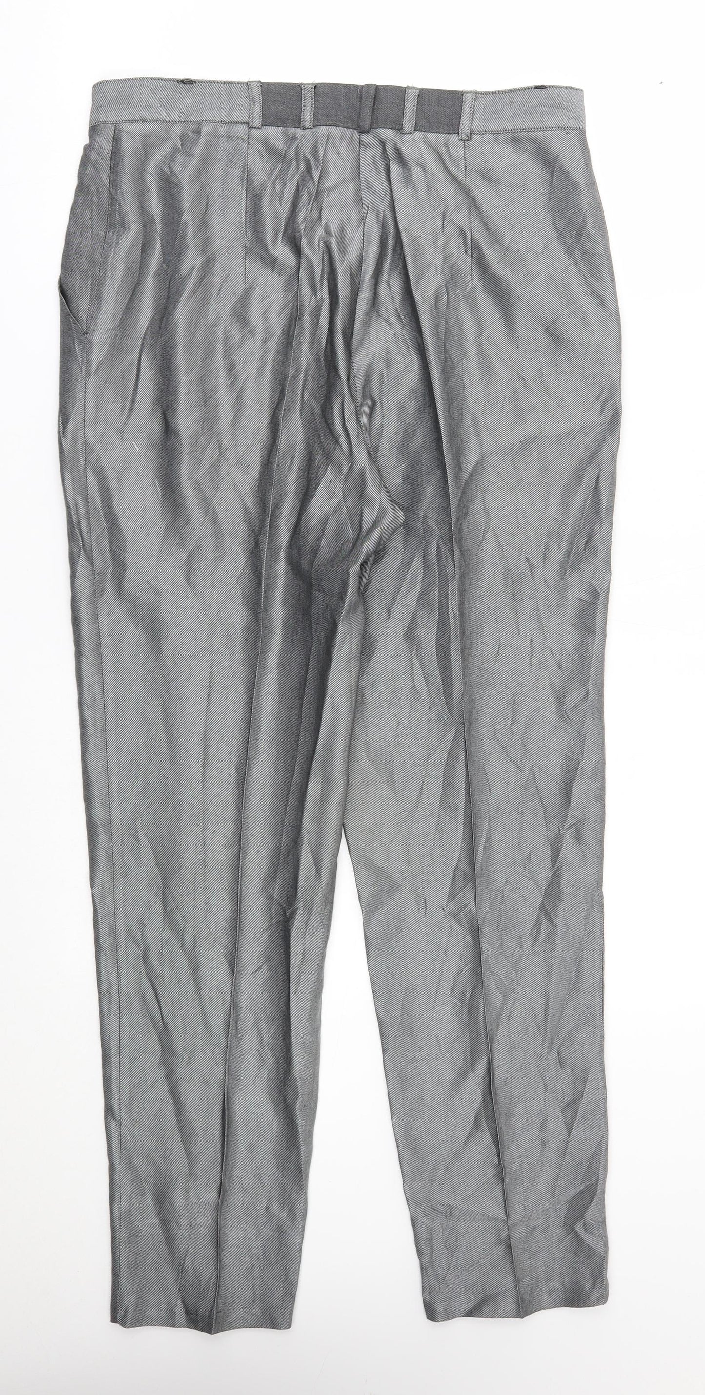 Preworn Womens Grey   Trousers  Size 10 L28 in