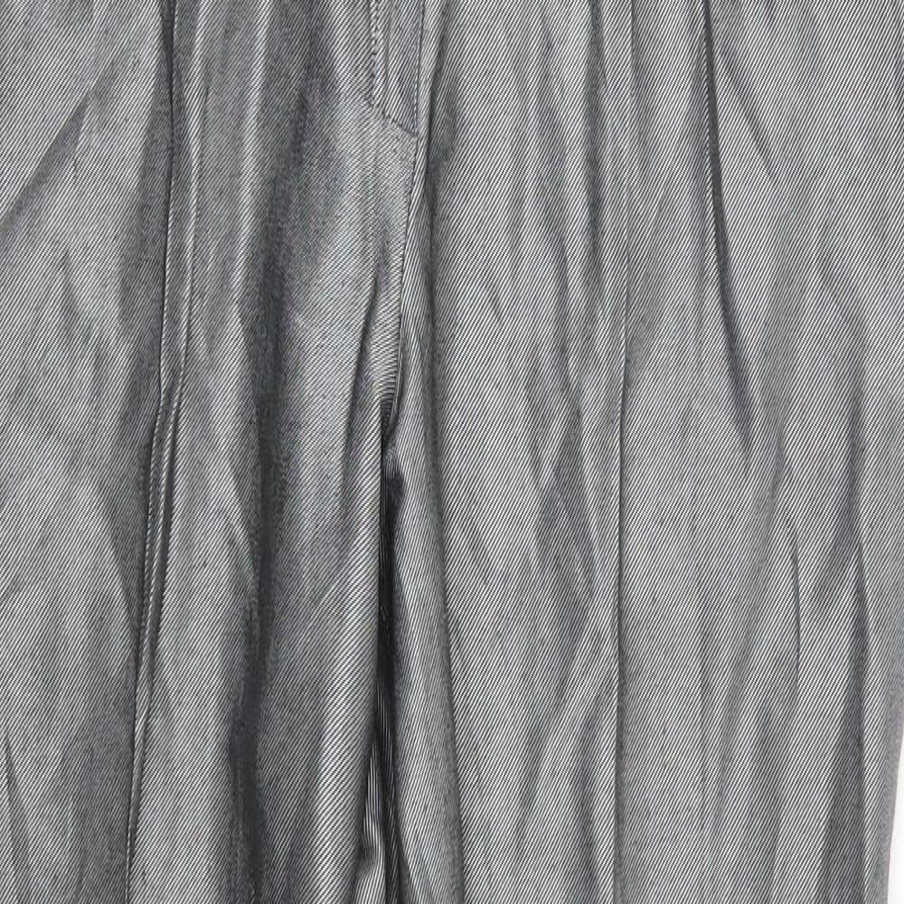 Preworn Womens Grey   Trousers  Size 10 L28 in