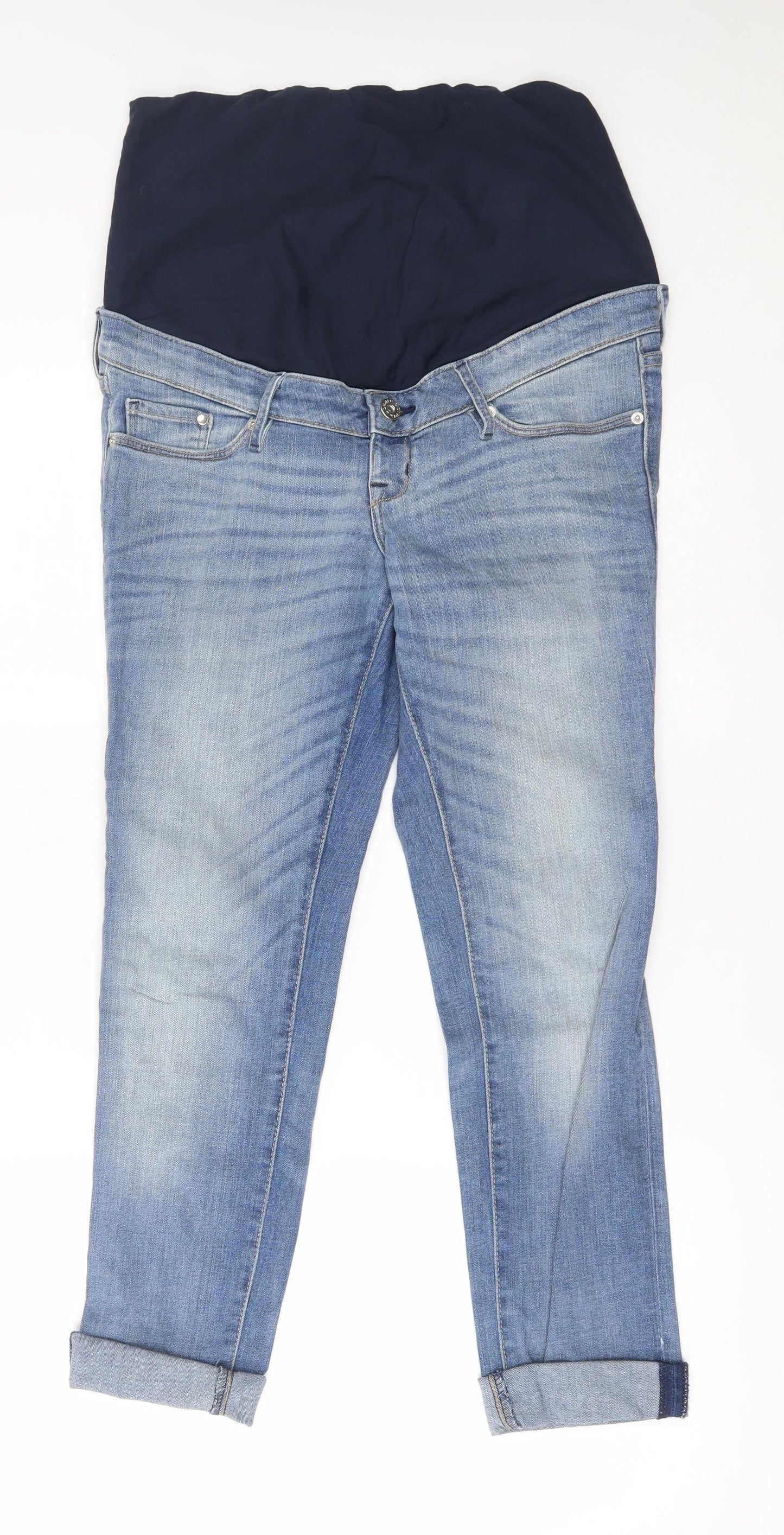 H&M Womens Blue   Straight Jeans Size 10 L26 in
